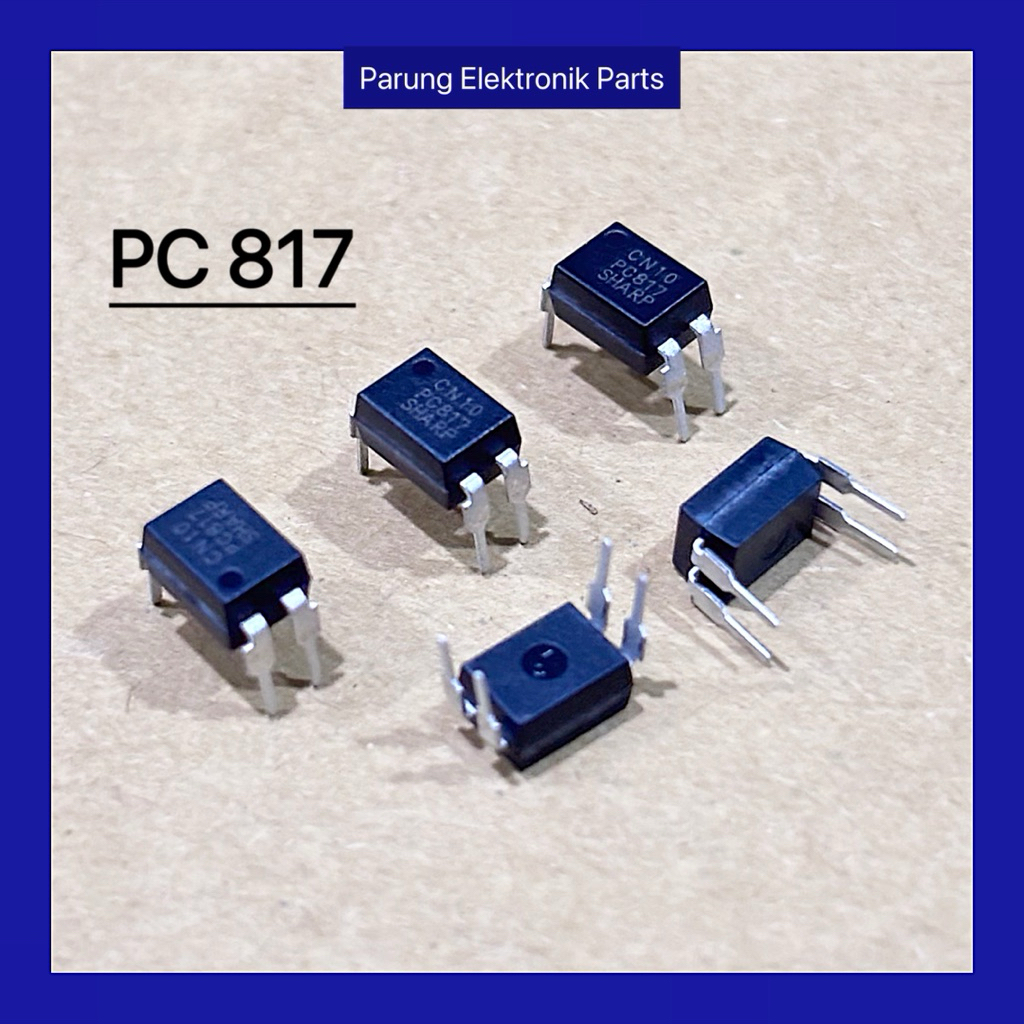 PC 817 IC PC817 optocoupler 4pin 4 kaki IC PC817 auto copler