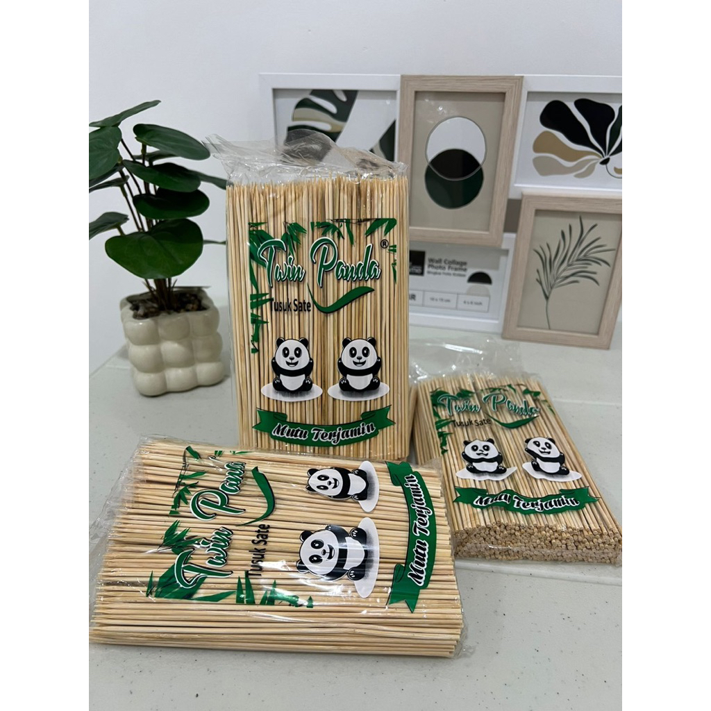 Tusuk sate ayam impor marek twin panda