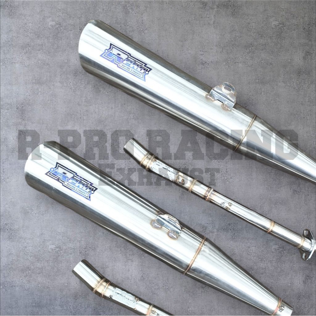 Knalpot Standar Racing Karisma Bahan Stenlis anti karat
