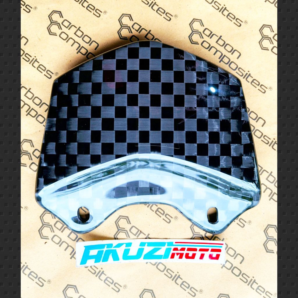 Cover Tail Ducktail Sambungan Body Vixion Old Carbon Kevlar