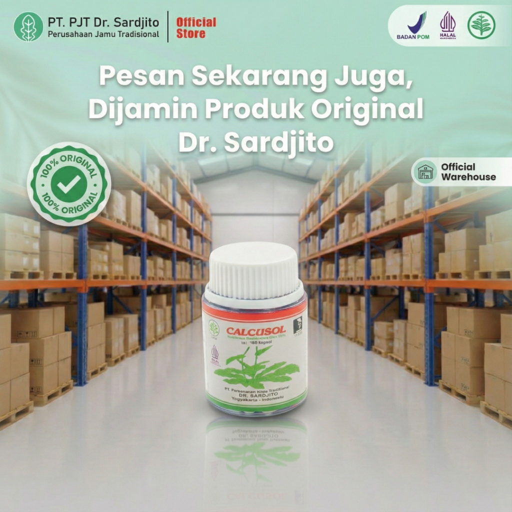 Citra Gardens Calcusol Obat Herbal Batu Ginjal Dr. Sardjito Original