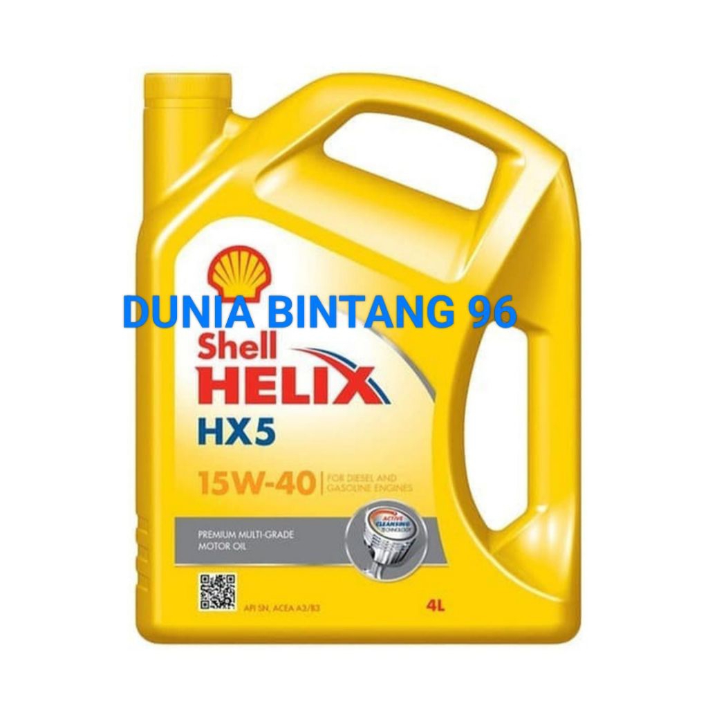 Oli Mesin Shell Helix HX5 Original 4 Liter