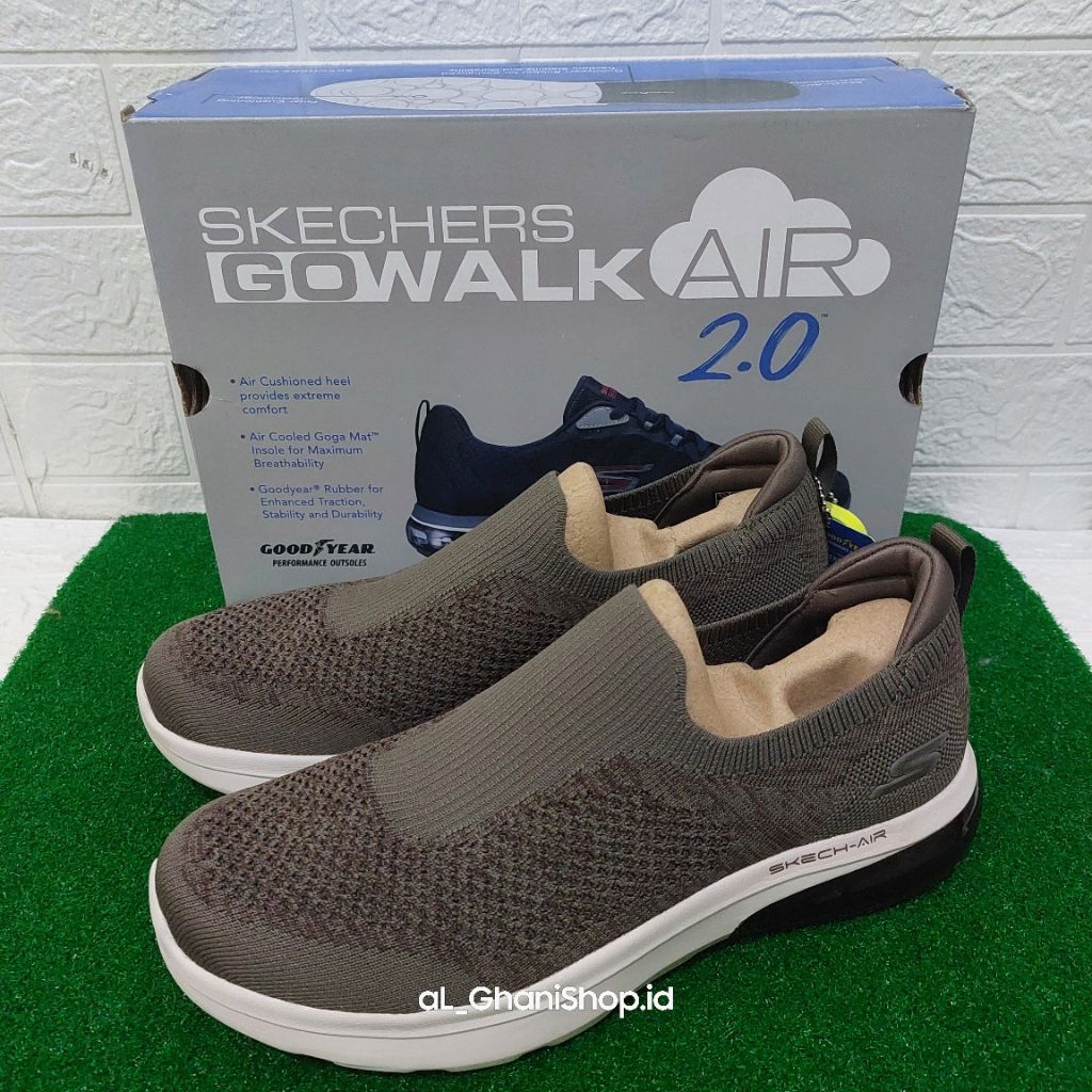 Sepatu Slip On Pria SKCHERS GO WALK AIR 2.0 EXCEED 216242 TPE Men Original