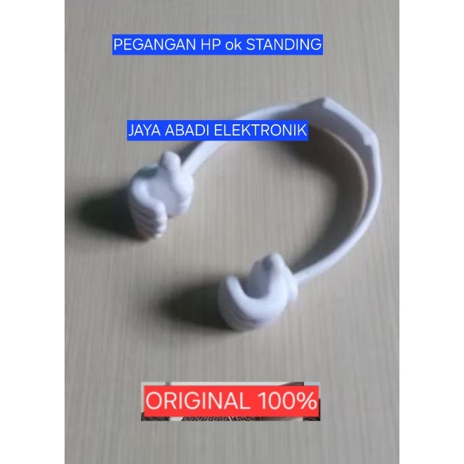 H77 Ok STANDING HOLDER JEPIT HP FLEXSIBLE ORI 100% Stand Handphone Lazy Pod Arm Tripod Desk Meja Kli