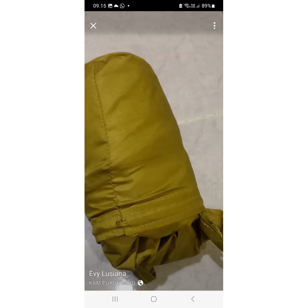 Mukena travel warna macam macam  bahan parasut