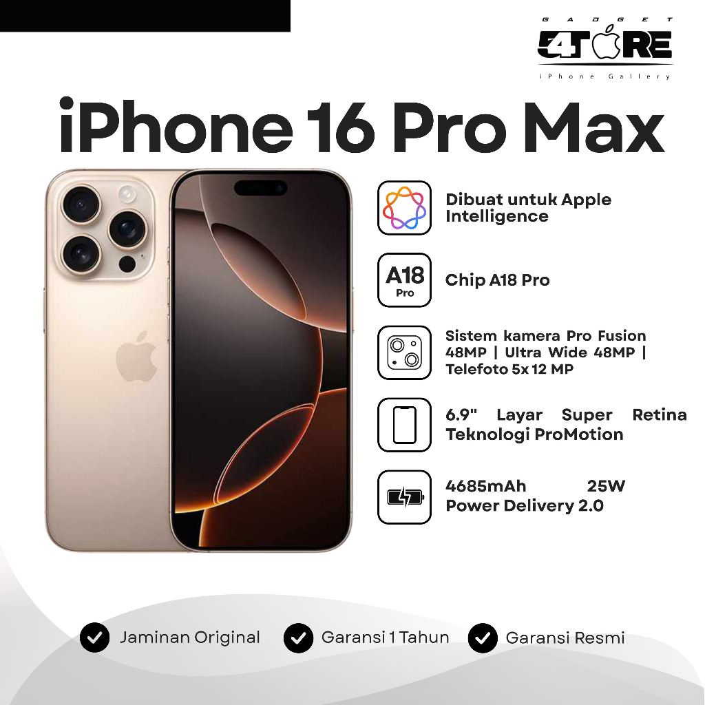 [SECOND ORGINAL] APPLE IPHONE 16 PRO MAX