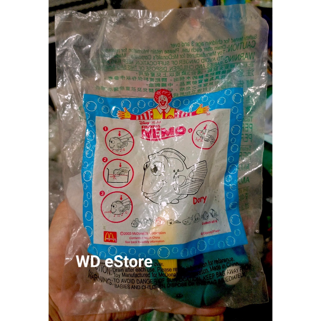 McDonald Happy Meal Toy Finding Nemo Dory