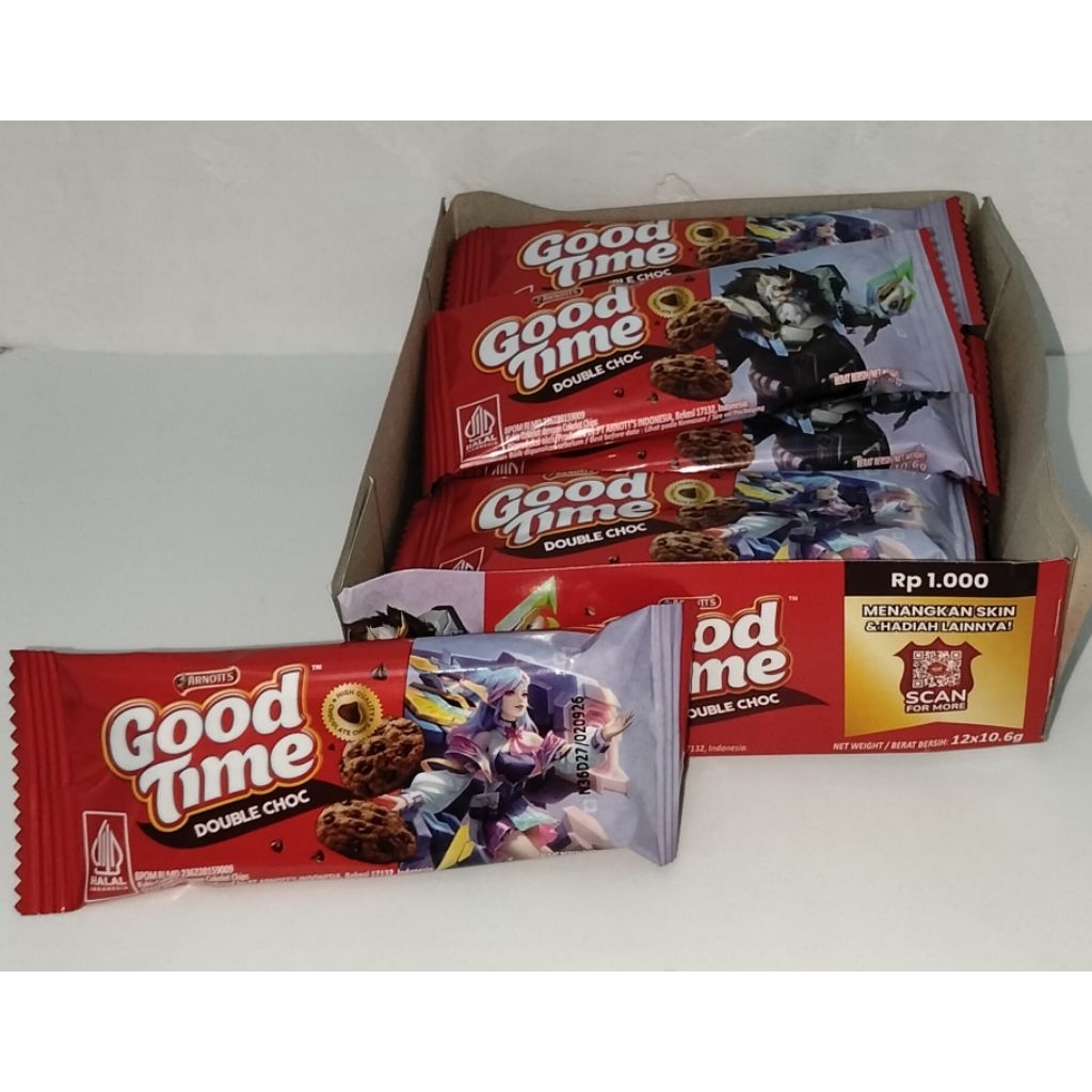 GOOD TIME Double Chocolate/Biskuit Good Time /Biskuit Enak/ Jajan Murah