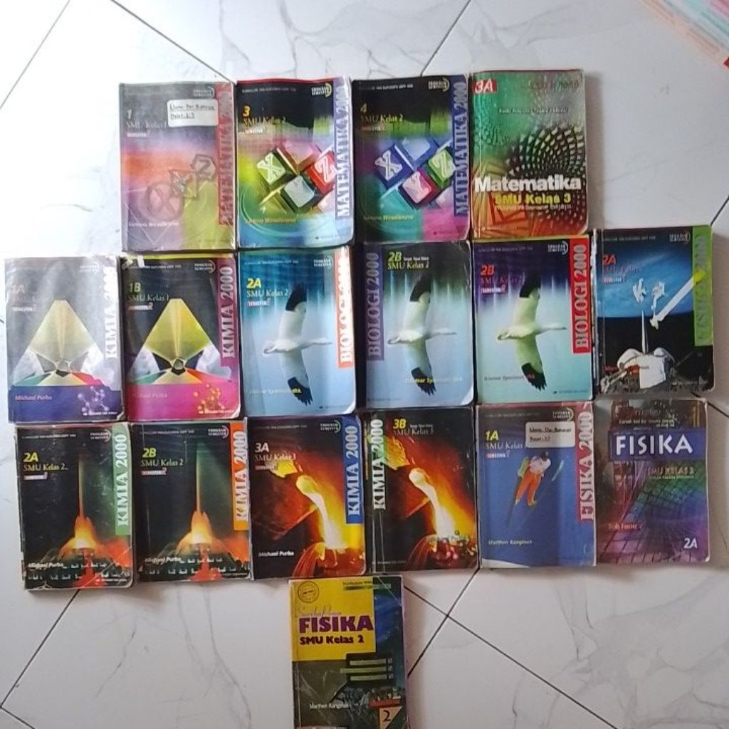 MATEMATIKA 1999 BIOLOGI FISIKA KIMIA UNTUK SMU KELAS 1A,1B,2A,2B,3A,3B KURIKULUM 1999