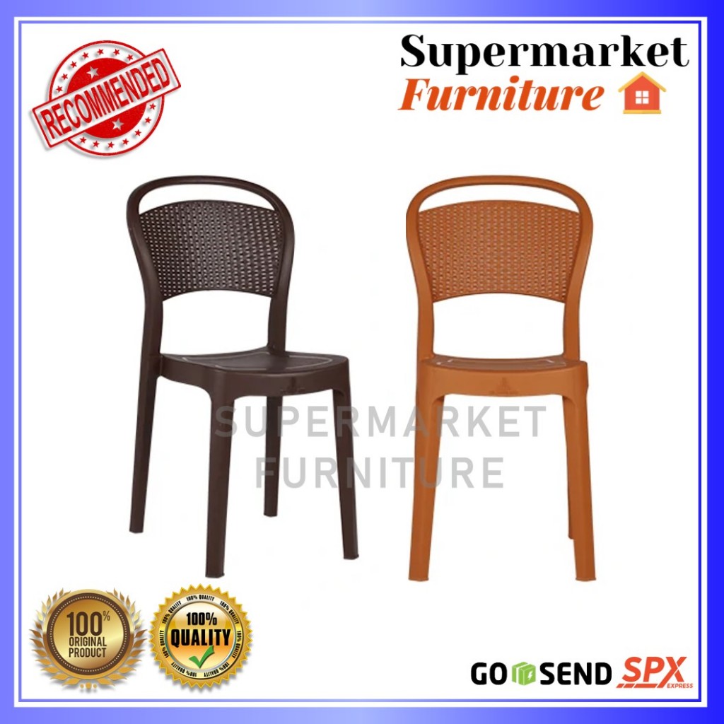 KURSI PLASTIK ROTAN ANYAMAN OLYMPLAST OL 209 R