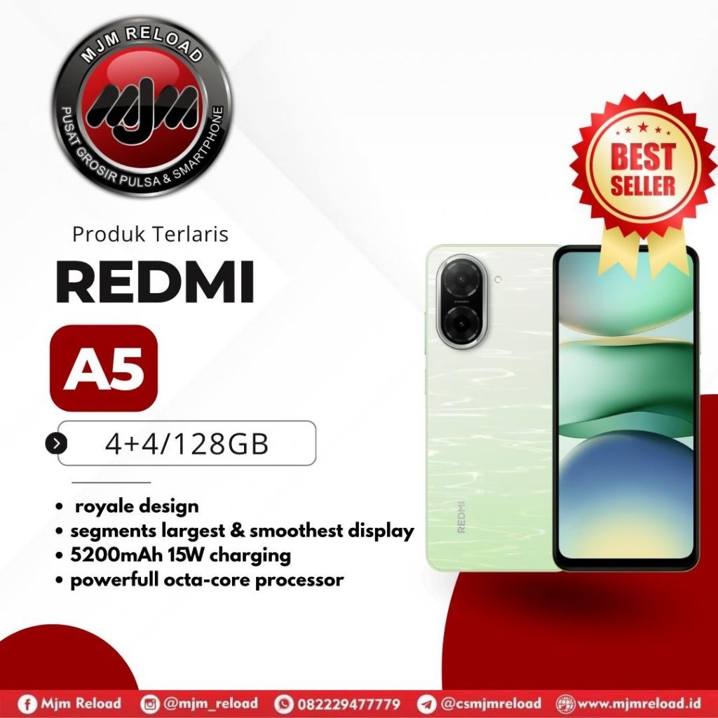 REDMI A5 4+4/128 Harga 1 jutaan garansi resmi indonesia