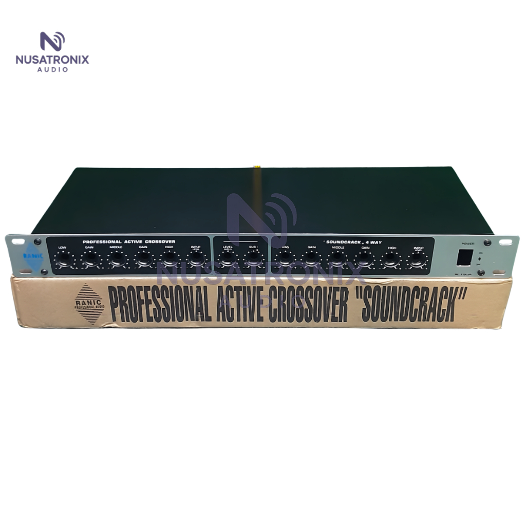BOX / RACKMOUNT - PROFFESIONAL ACTIVE CROSSOVER 4-WAY  "SOUNDCRACK" (RANIC)