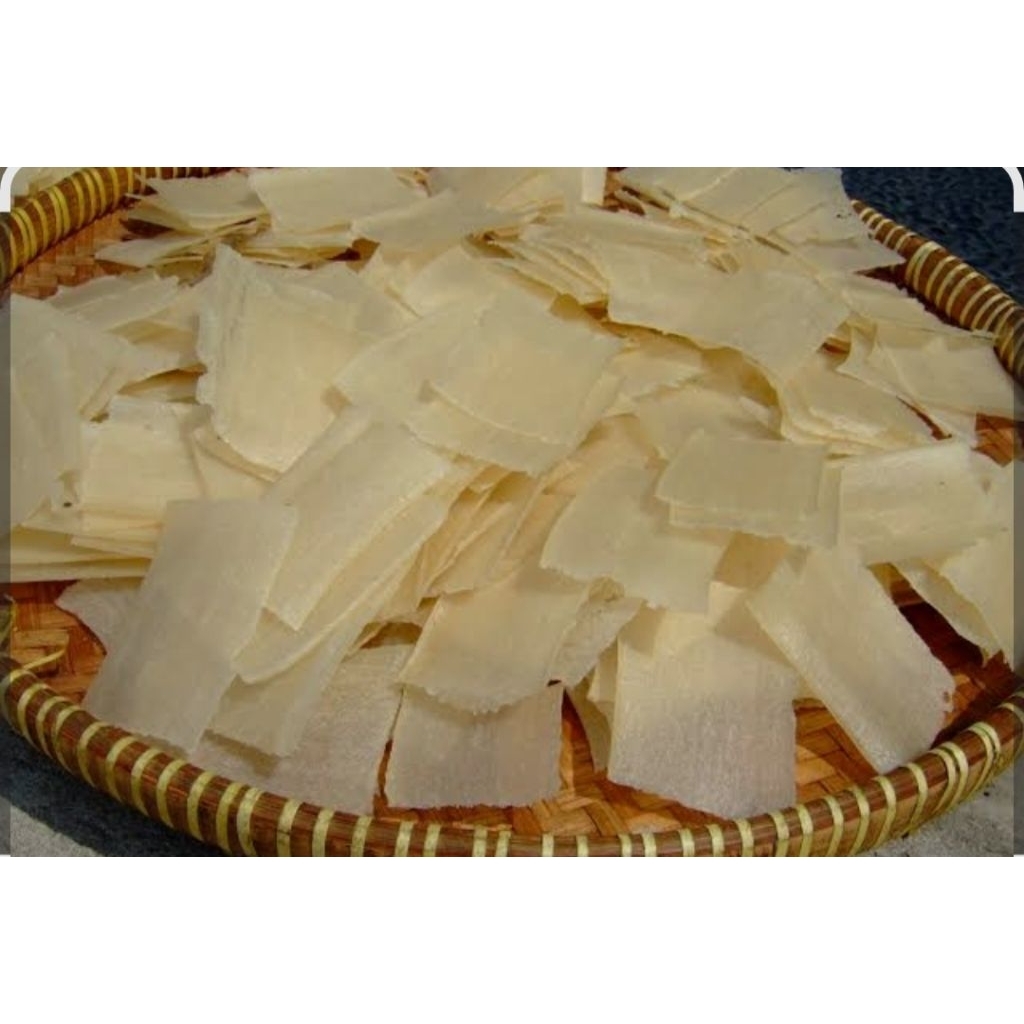 krupuk puli, lempeng puli, krupuk gendar khas madiun