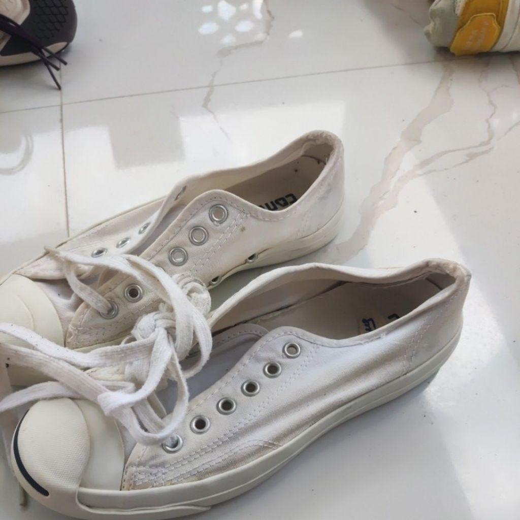 sepatu Converse Jack Purcell bekas zise 37.5 insole 23