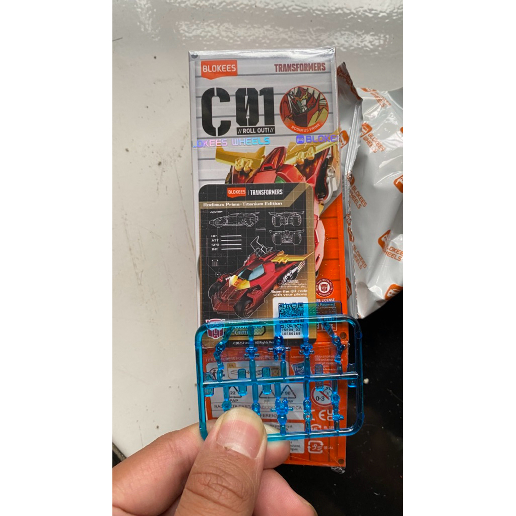 Blokees Wheels Rodimus Prime Titanium Edition Super secret