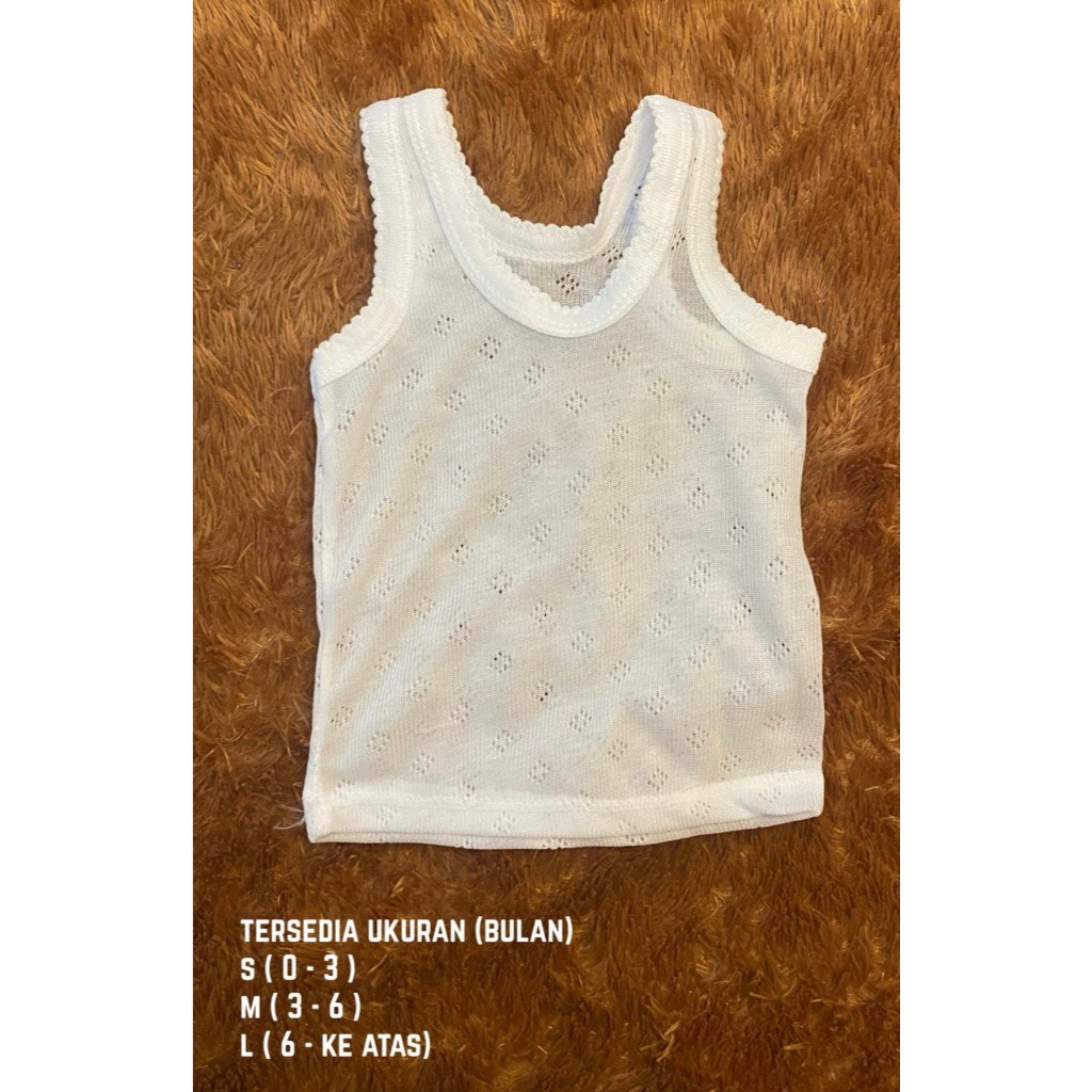 6 pcs kaos dalam anak dan bayi l singlet anak bayi l kaos dalam anak murah