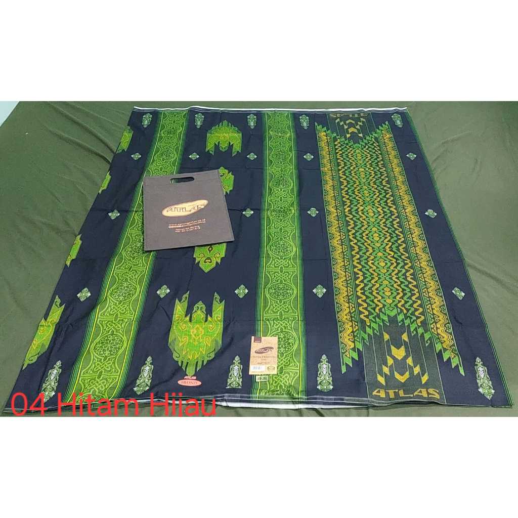 TERMURAH SARUNG ATLAS SUPER PREMIUM 980 BRONZE HITAM HIJAU  OBRAL MURAH