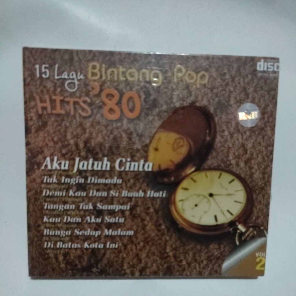 CD 15 LAGU BINTANG HITS 90 VOL2 TOMMY J PISA IIS SUGIANTO BROERY PESOLIMA OBBIE MESSAKH