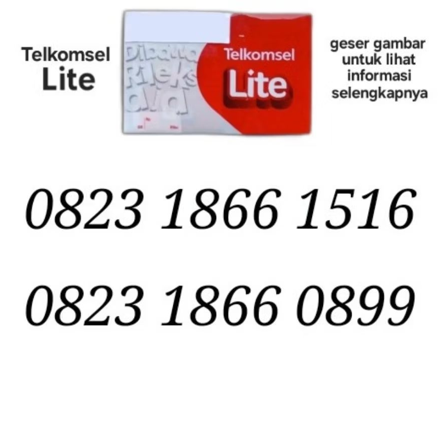 Nomor Cantik Telkomsel Lite Simpati Kartu AS Loop Kartu Perdana Nomer Cakep. BUKAN Sakti 11 Digit