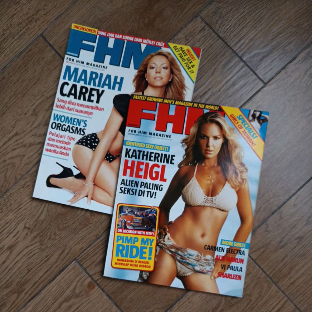 Majalah FHM Indonesia ( For Him Magazine ) edisi tahun 2005.
