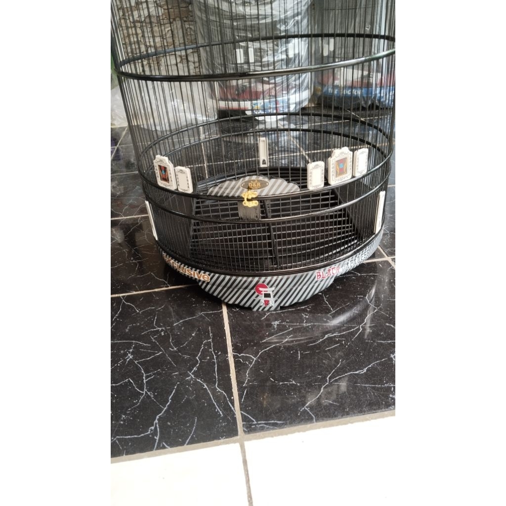 sangkar murai no.2 jeruji fiber tebok Batman bambu decal jpn