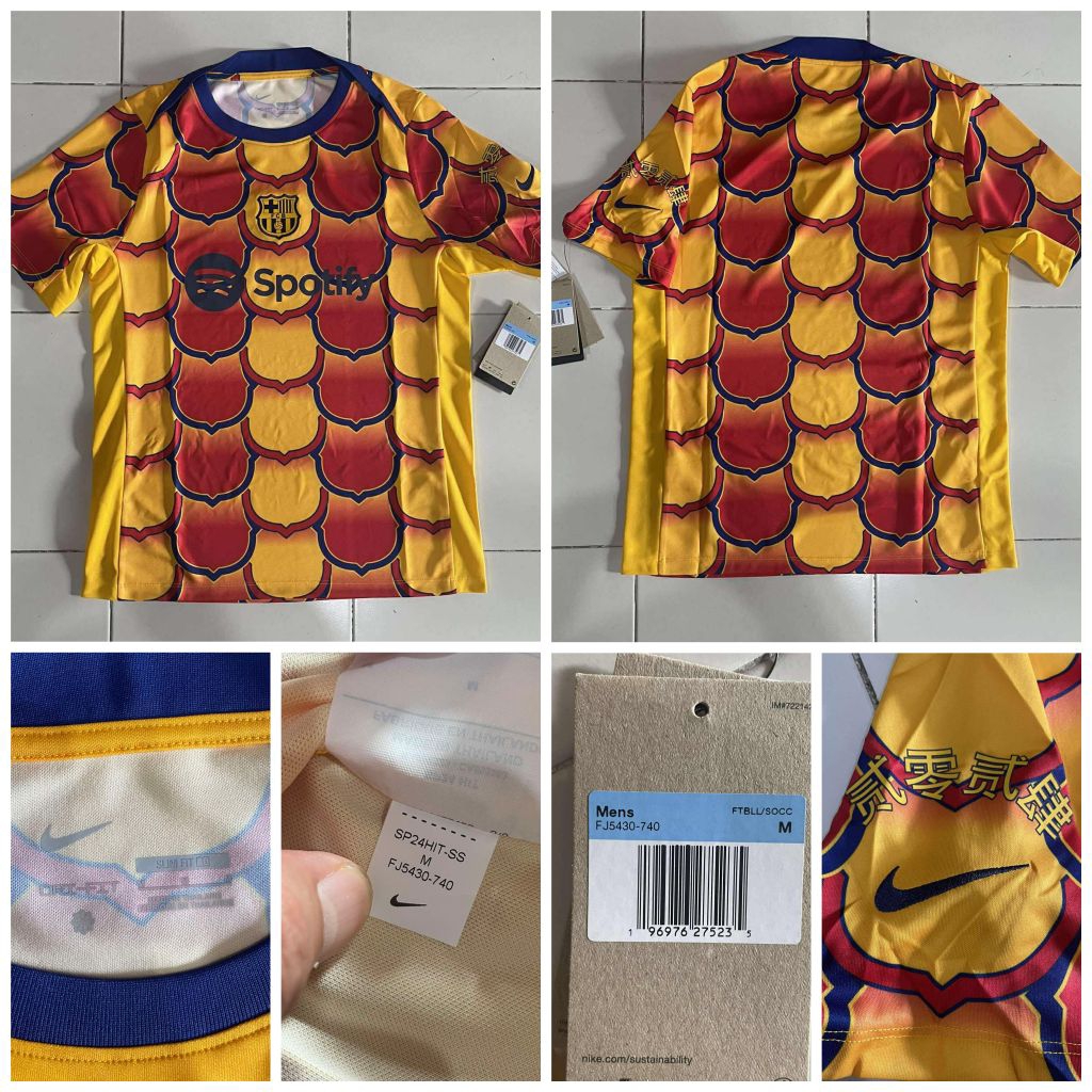 Jersey Barcelona Prematch Chinese New Year 2024 Original