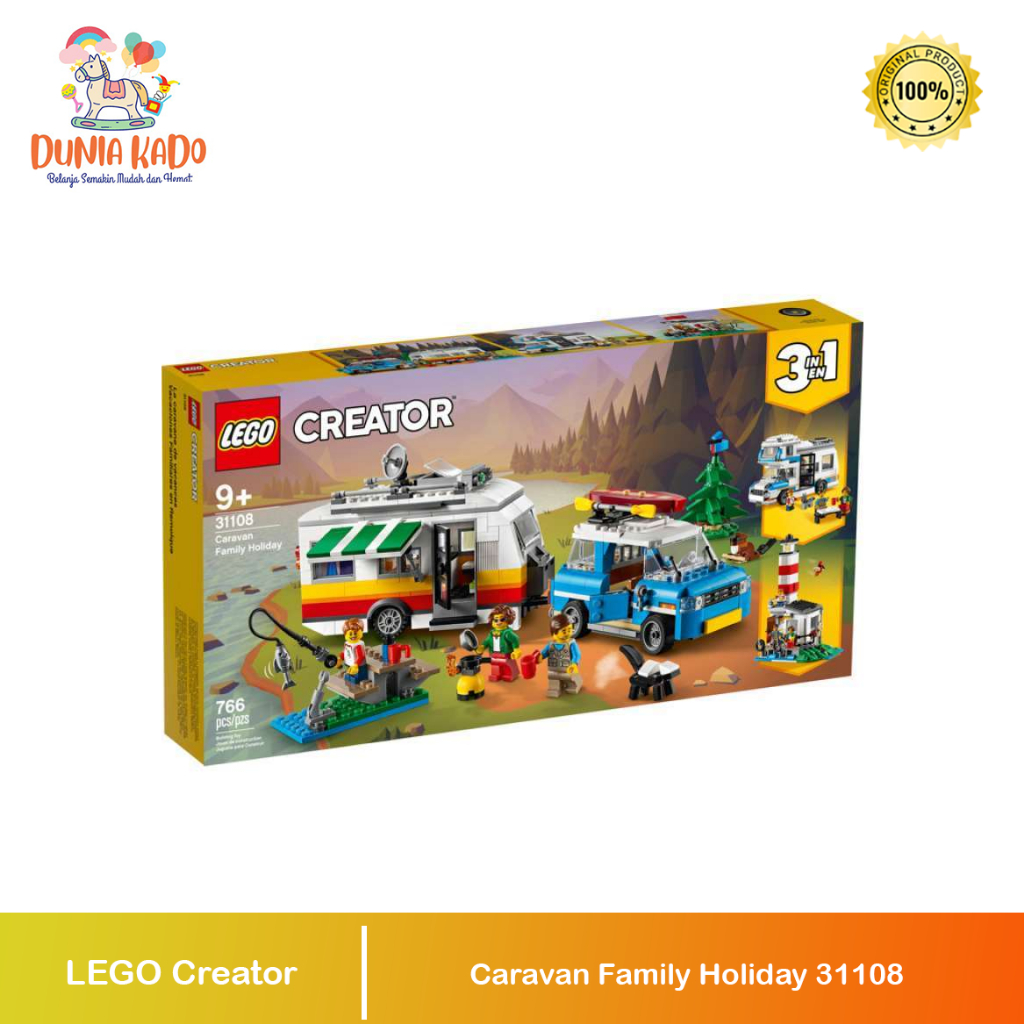 Lego Caravan Family Holiday 31108