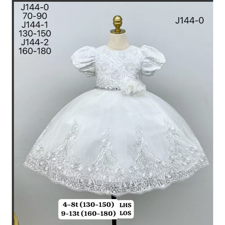 UFM-2025-Gaun  natal anak dress natal anak baju natal anak gaun kembang anak gaun mewah gaun payet d