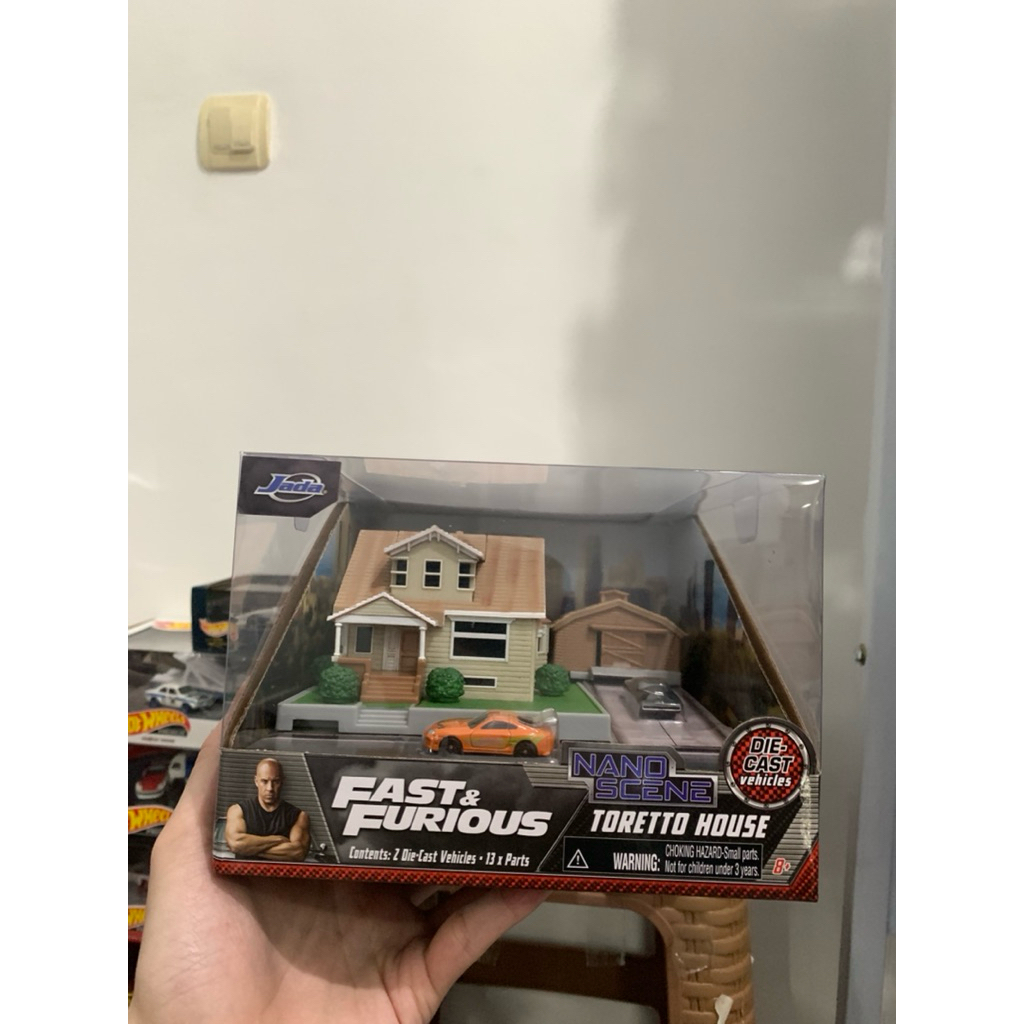 Jada Nano Scene Toretto House Diorama Fast Furious