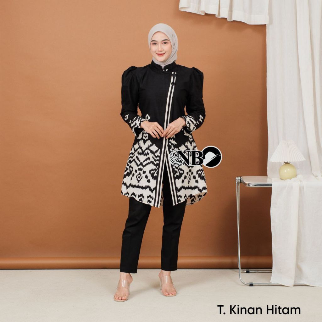 baju tunik batik wanita bahan katun