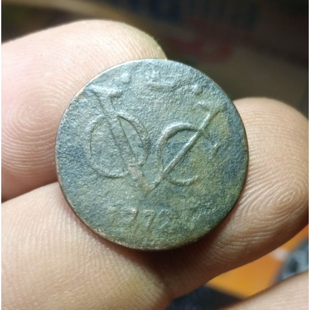 Koin VOC 1 Duit  West Friesland 1772