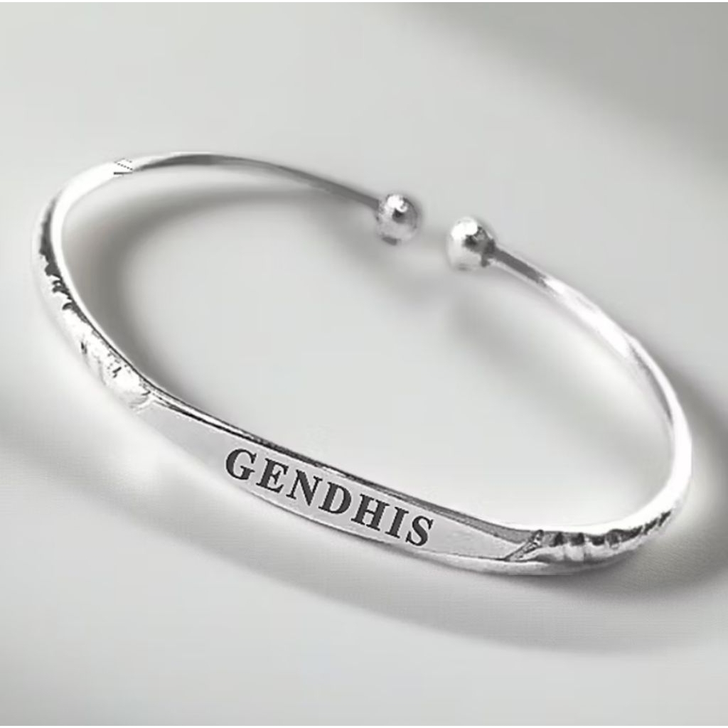 Gelang baby ukir nama // Gelang Anak Nama di Laser Gelang Anti Step Gelang Ukir Nama Bayi( Harga Sat