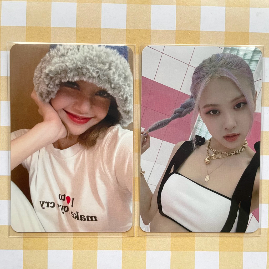 [ready stock] photocard blackpink – pob ktown4u the album lalisa pc