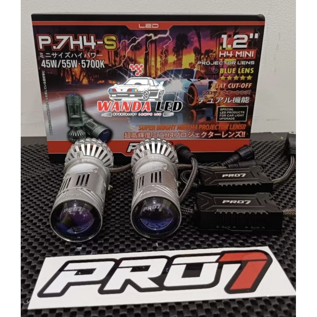 MINI PROJECTOR BILED PRO7 P. 7H4-S SIMPEL CLEAN DAN PNP H4