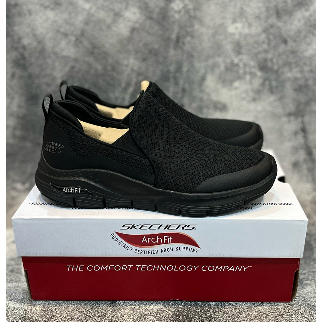 BEST SELLER Skechers Arch Fit / Arch Fit 2.0 Farum Black Men's Shoes Original 232704BBK