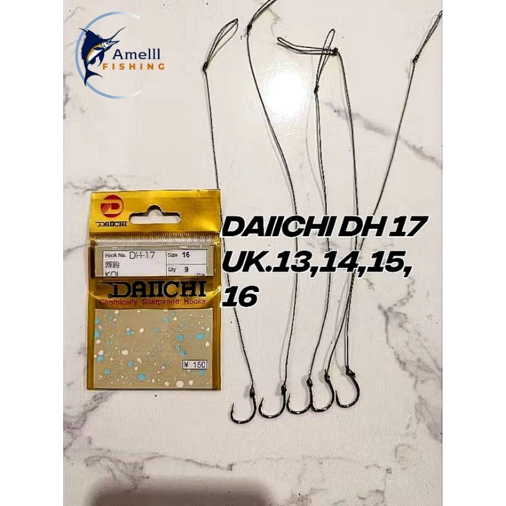 Rangkain Engkel Daiichi DH 17 / DH 90 UK 13-16 Cabang 1 Dan 2 Mancing Lele