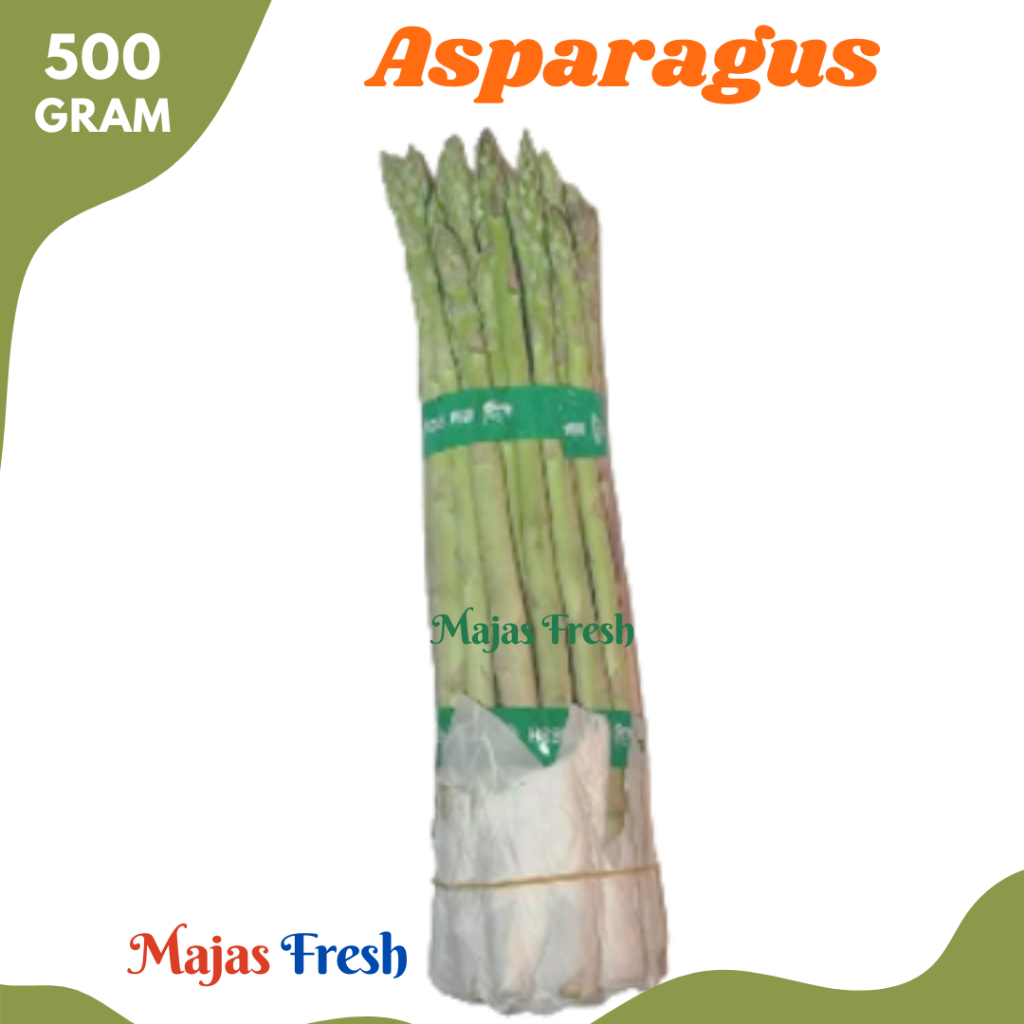 ASPARAGUS Hijau Segar - Sayur Asparagus Akar Parsi Original Fresh | 500gr [ Harga Per 0,5 Kg ]