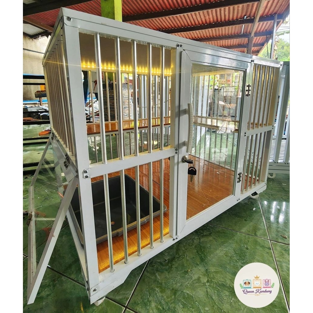 Kandang Kucing Aluminium 1 Pintu