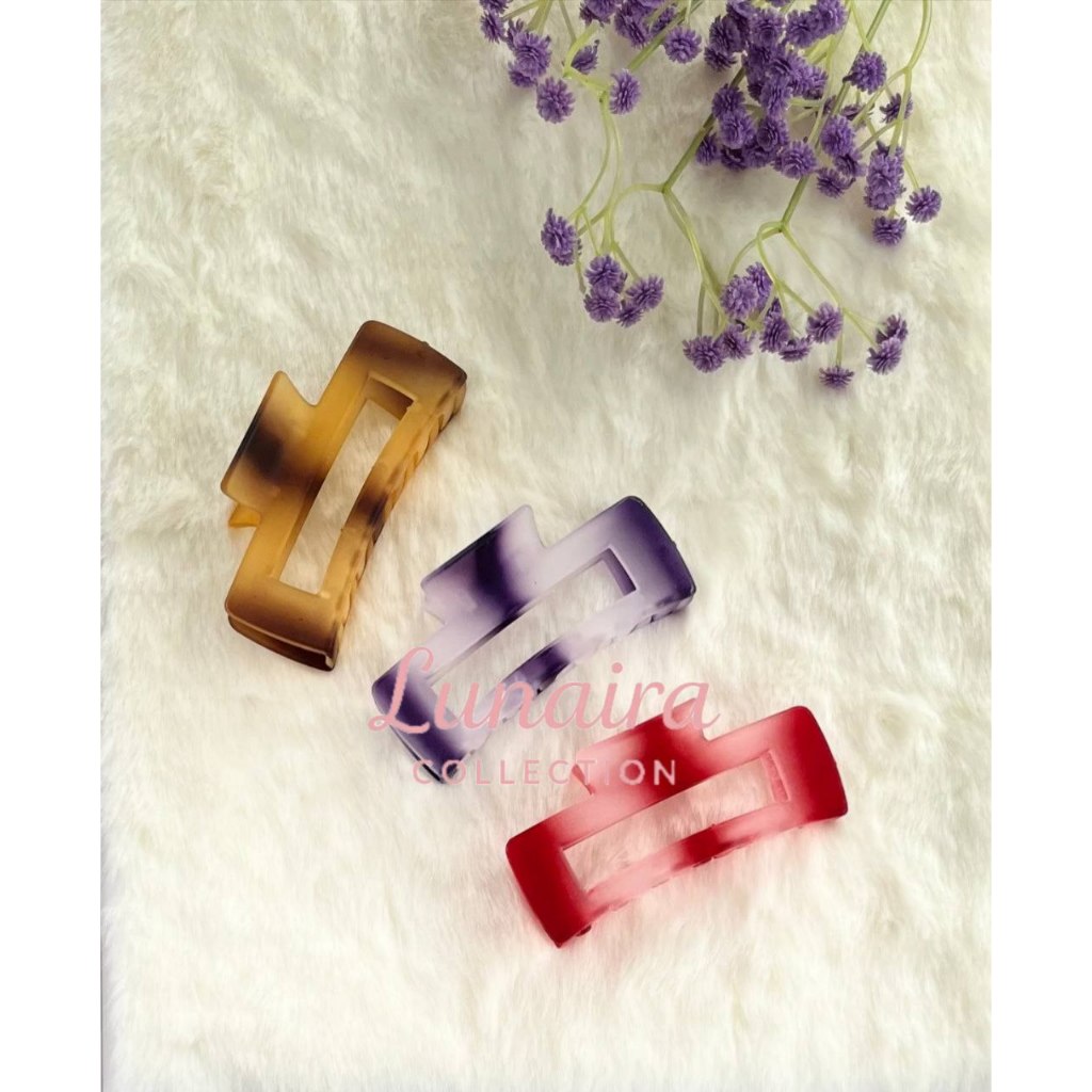Hair Claw Clip Jumbo 10.5cm Gradasi | Jedai Besar Wanita | Jepit Korea | Jepit Rambut Wanita