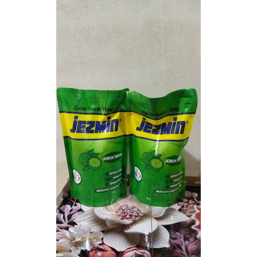 ( 1 pcs ) cairan cuci piring jezmin jeruk nipis 680 ml