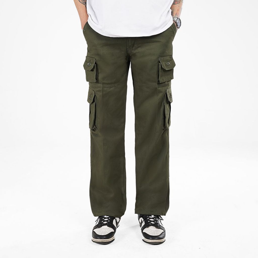 Long cargo ijo army stretch Woodland