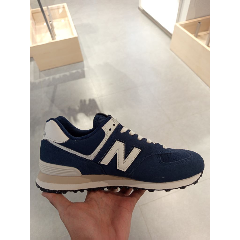 New Balance 574 Sneakers Shoes - Navy