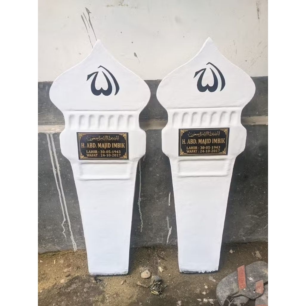CETAKAN Nisan Makam Custom 30cmX70cm