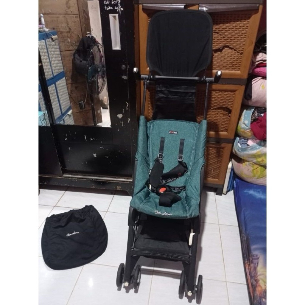 stroller pockit gen 6 lengkap tas & box