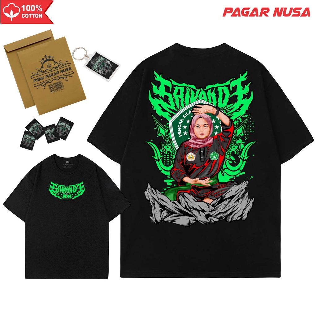 KAOS DISTRO PENCAK SILAT PAGAR NUSA PN LOSS 1986 GASMI KUALITAS BAGUS MURAH ADEM