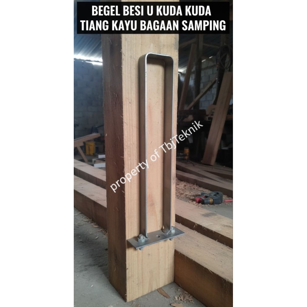 begel besi U drat kuda kuda+ring plat L2