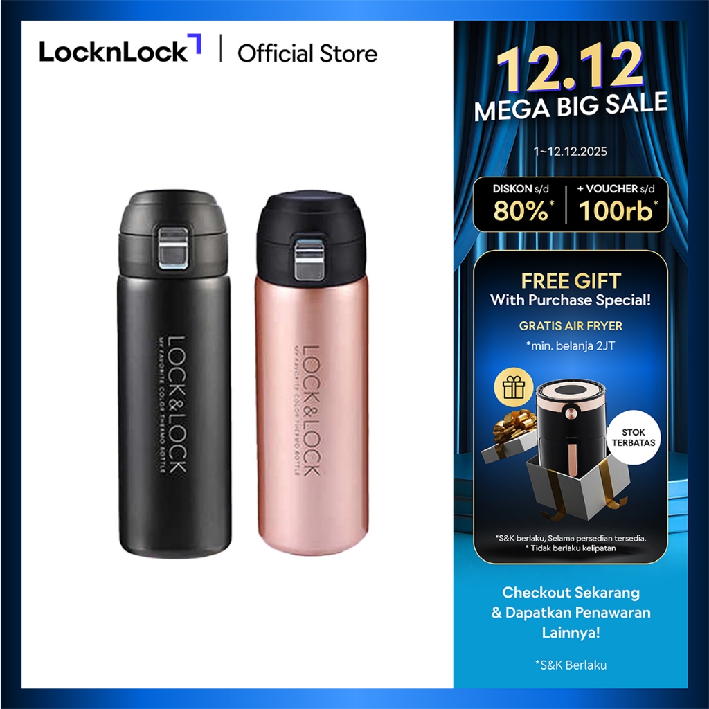LocknLock Exclusive Tumbler Merrel One Touch Vacuum Bottle 510ml - LHC3244