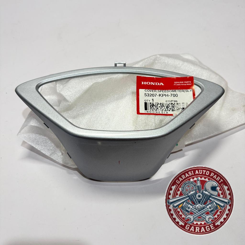 COVER LIST BATOK SPIDO METER SUPRA X 125 LAMA KARBU ORIGINAL 53207-KPH-700