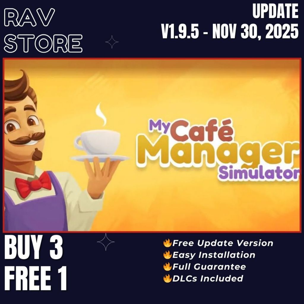 My Cafe Manager Simulator [-PC-Laptop-Games-]