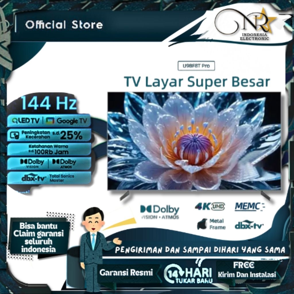 CANGHONG U98F8TPRO Android TV 98 Inch